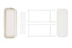 Adoreganizer Multifunctionele bijzettafel, beige, 65.5x29x76.5 cm