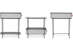 Adoreganizer Multifunctionele bijzettafel, grijs, 65.5x29x76.5 cm