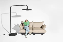 Archigrande Vloerlamp voor buiten, zwart, 180x84x233 cm
