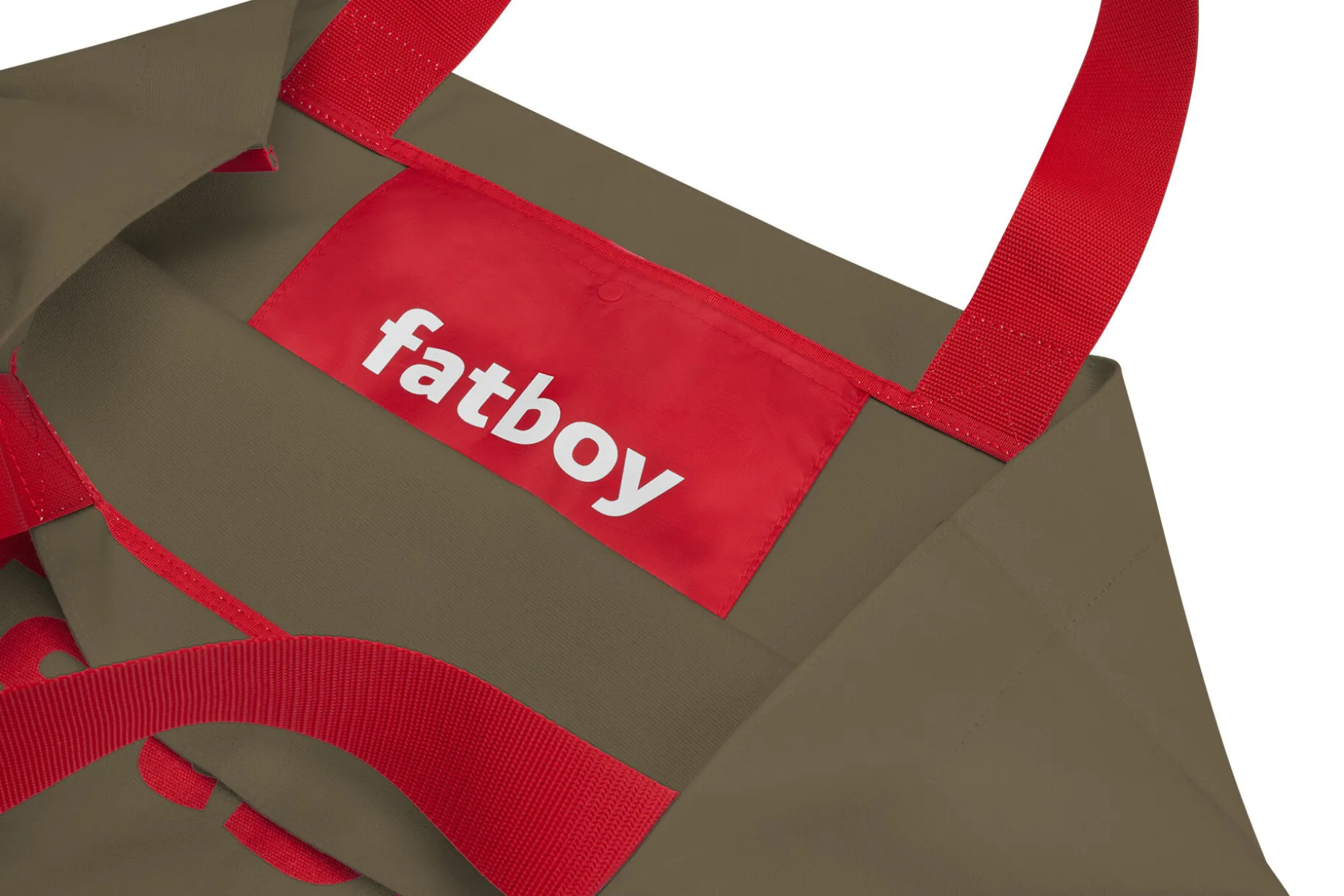 Baggy-Bag Katoenen tas, groen, 61x55 cm