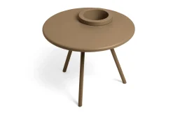 Bakkes Bijzettafel, bruin, 60x60x49 cm