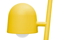 Big Lebow Arc lamp, geel, 186x234 cm