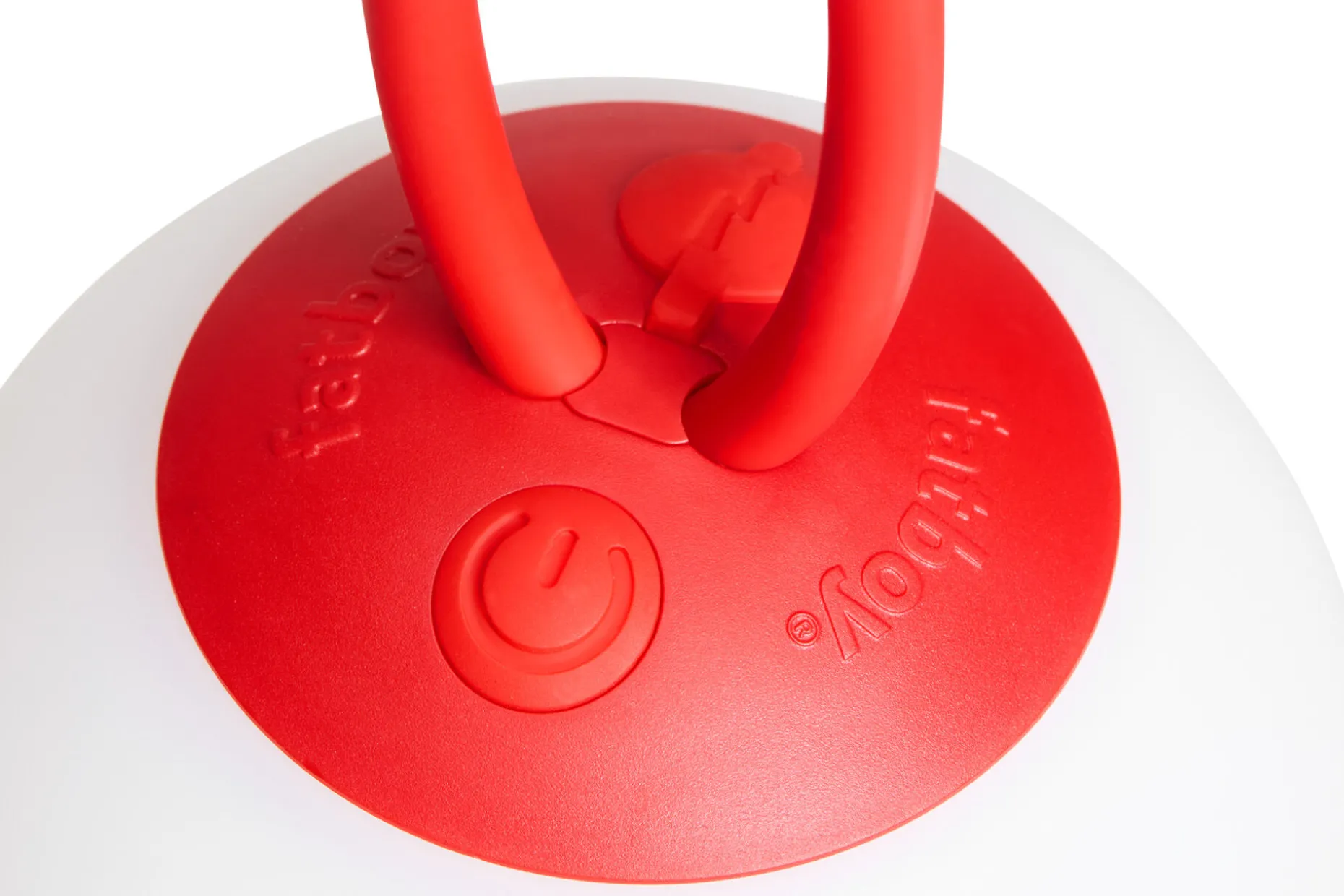 Bolleke Mini set (3 pcs) Kleine oplaadbare lampen, rood, 12x12 cm