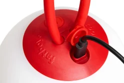 Bolleke Mini set (3 pcs) Kleine oplaadbare lampen, rood, 12x12 cm