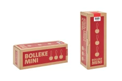 Bolleke Mini set (3 pcs) Kleine oplaadbare lampen, rood, 12x12 cm