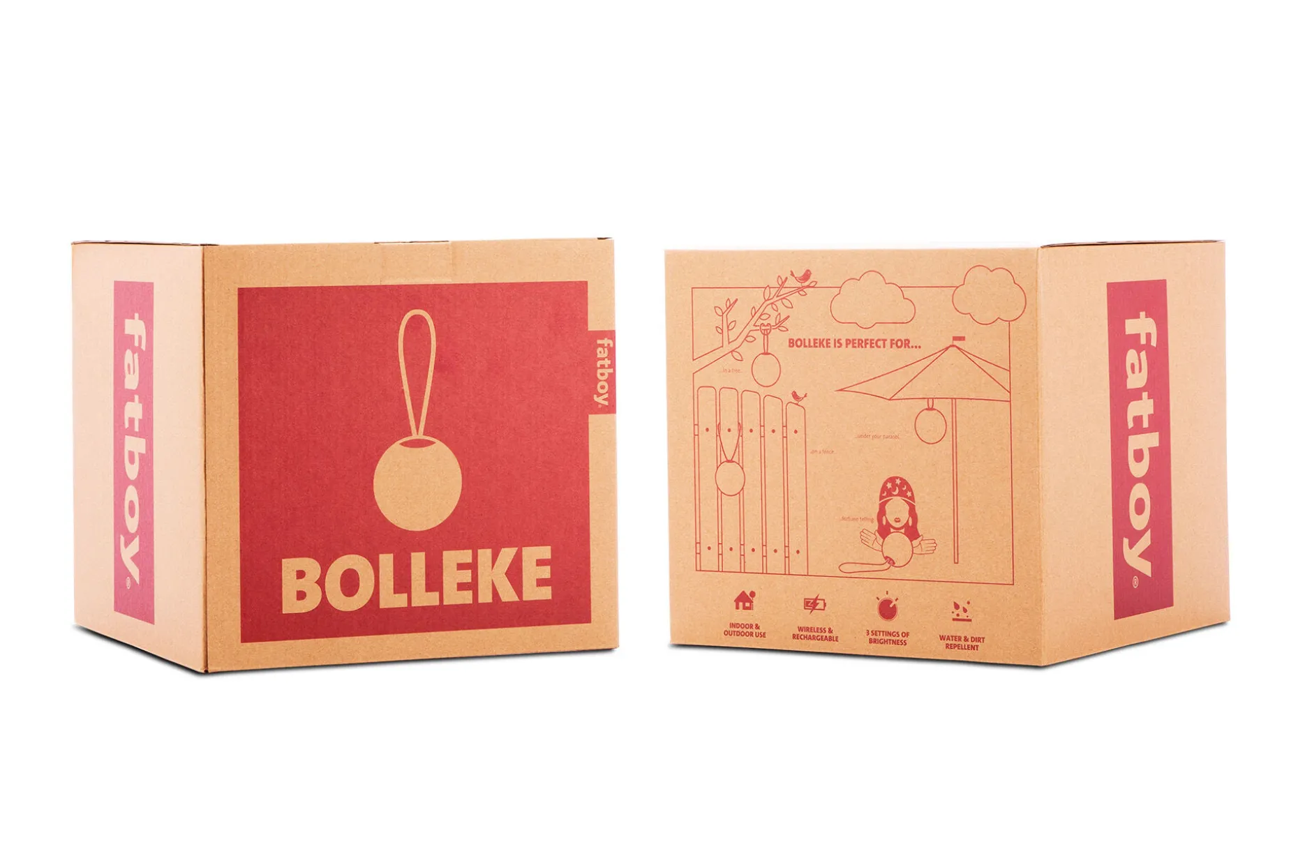 Bolleke Oplaadbare lamp, blauw, 20x20x20 cm