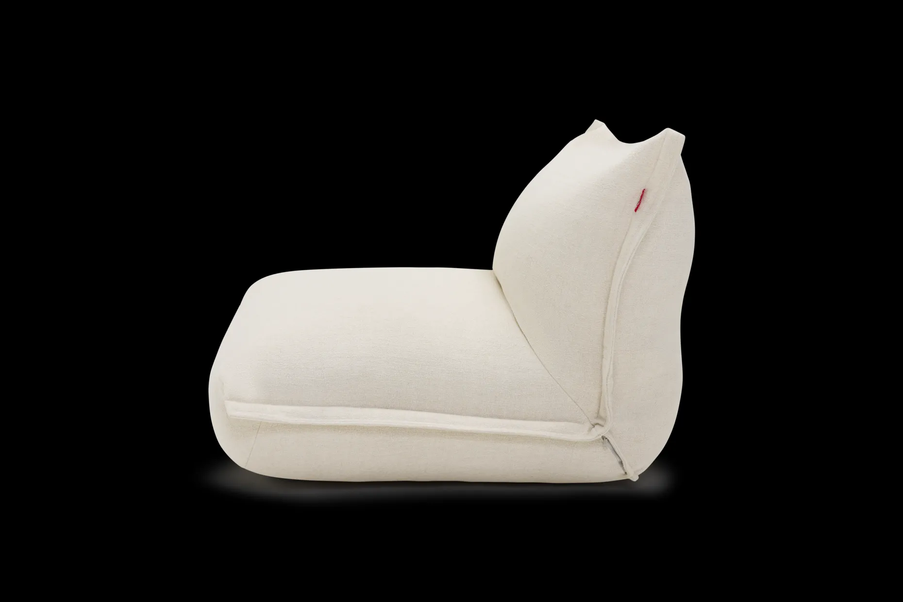 BonBaron Slim Boucle Loungestoel, beige, 102x85x75 cm
