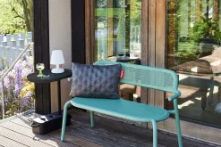 Brick Table Bijzettafel voor buiten, zwart, 56x39x63.5 cm