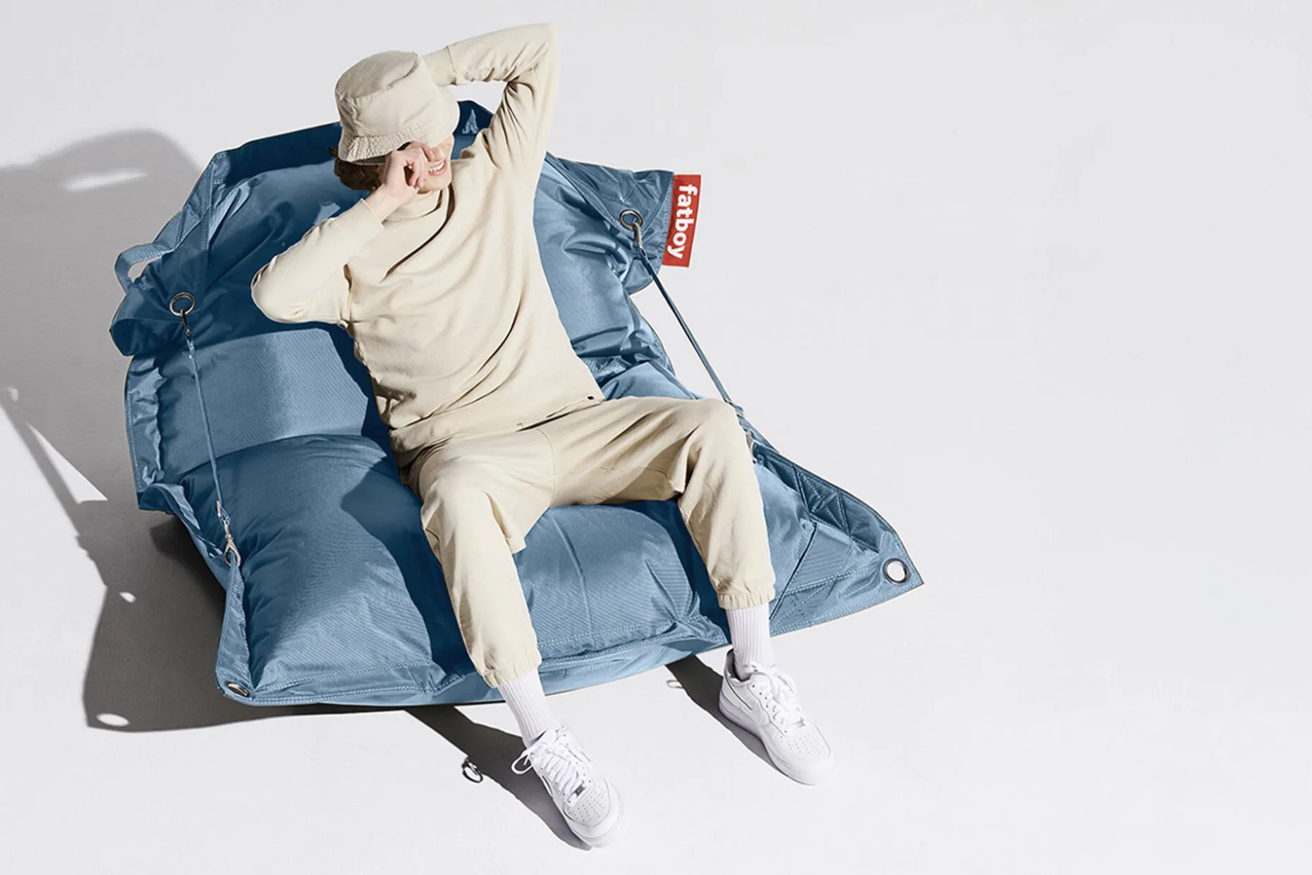 Buggle-Up Zitzak, blauw, 137x185 cm