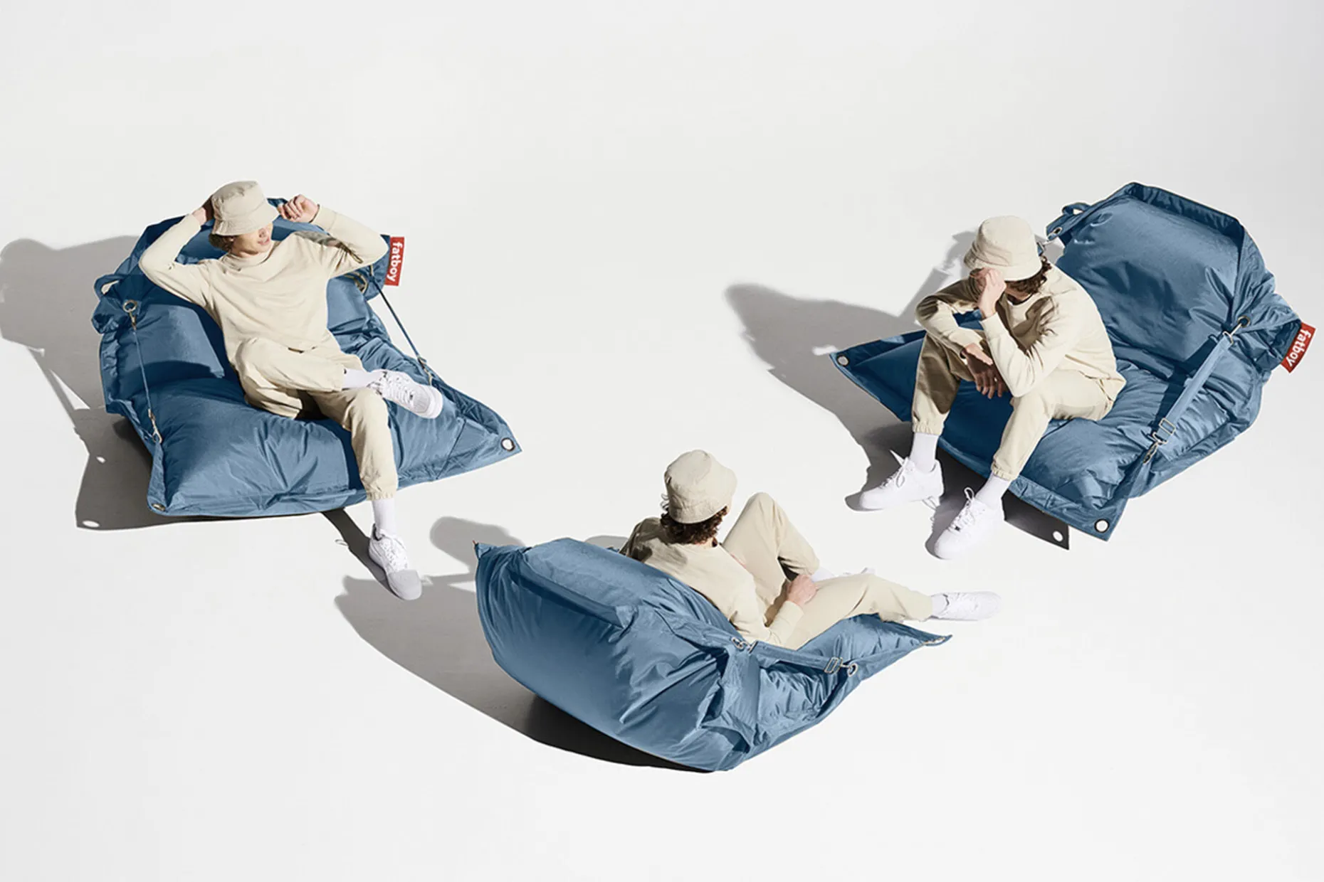Buggle-Up Zitzak, blauw, 137x185 cm