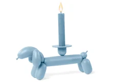 Can-Dog Kandelaar, blauw, 28.5x8.2x10.7 cm