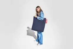 Carry-All-Bag Canvas canvas tas, blauw, 61x55 cm