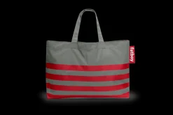 Carry-Too-Much-Bag Canvas Grote canvas tas, grijs, 70x50 cm