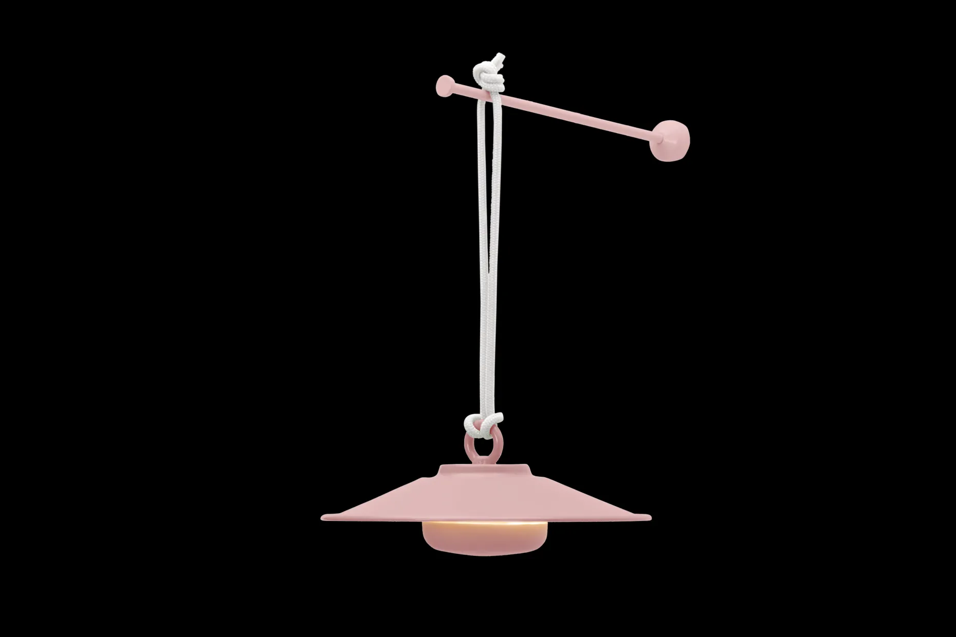 Chap-O Draadloze hanglamp, roze, 15.5x15.5 cm