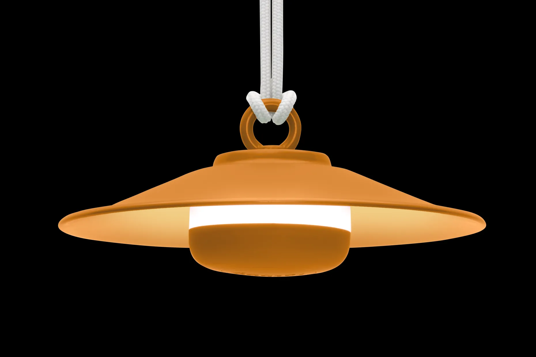 Chap-O Draadloze hanglamp, oranje, 15.5x15.5 cm