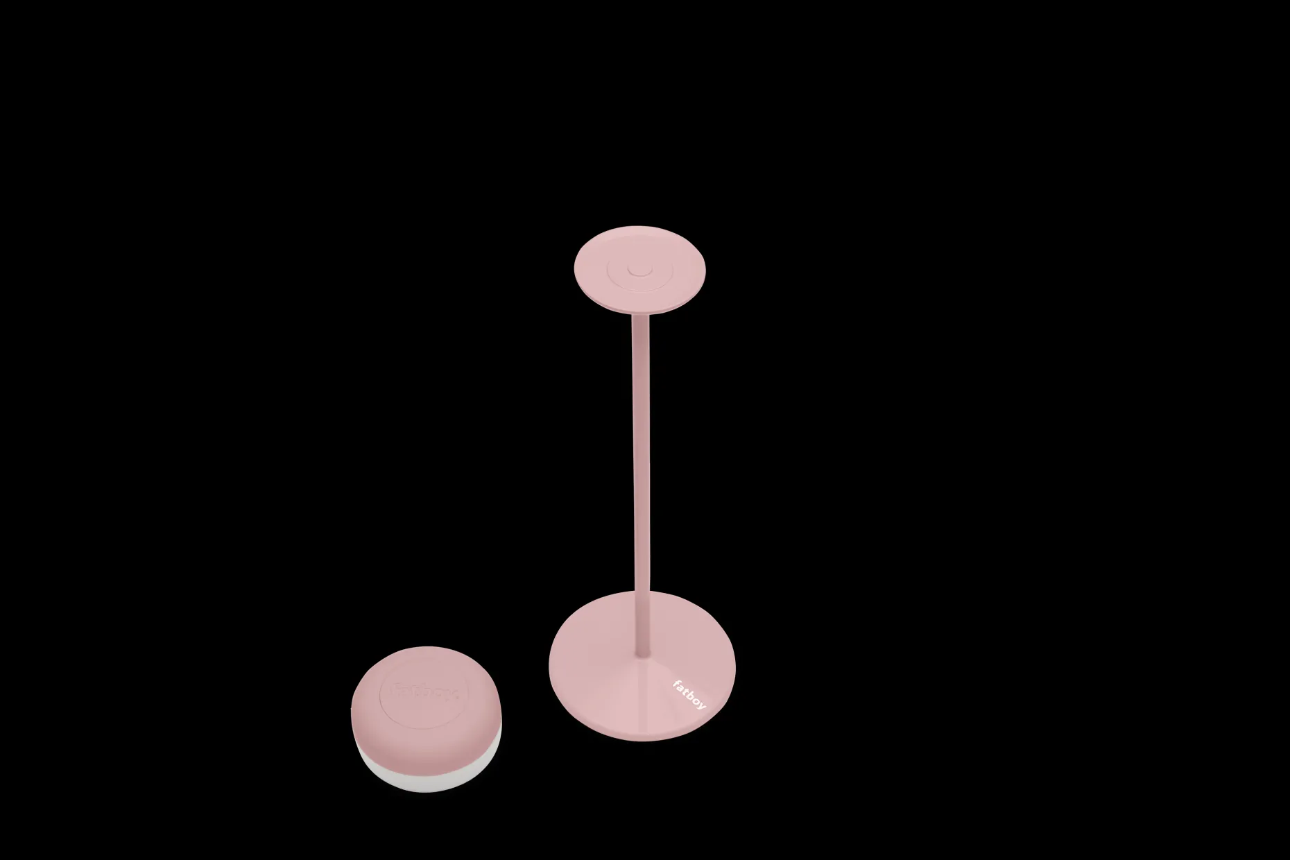 Cheerio Draadloze tafellamp, roze, 8x8x25.8 cm