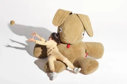 Co9 XS Teddy Knuffelkonijn, bruin, 180x150x50 cm