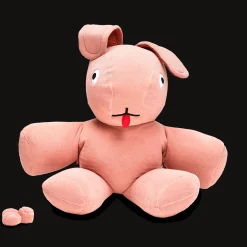 Co9 XS Teddy Knuffelkonijn, roze, 180x150x50 cm