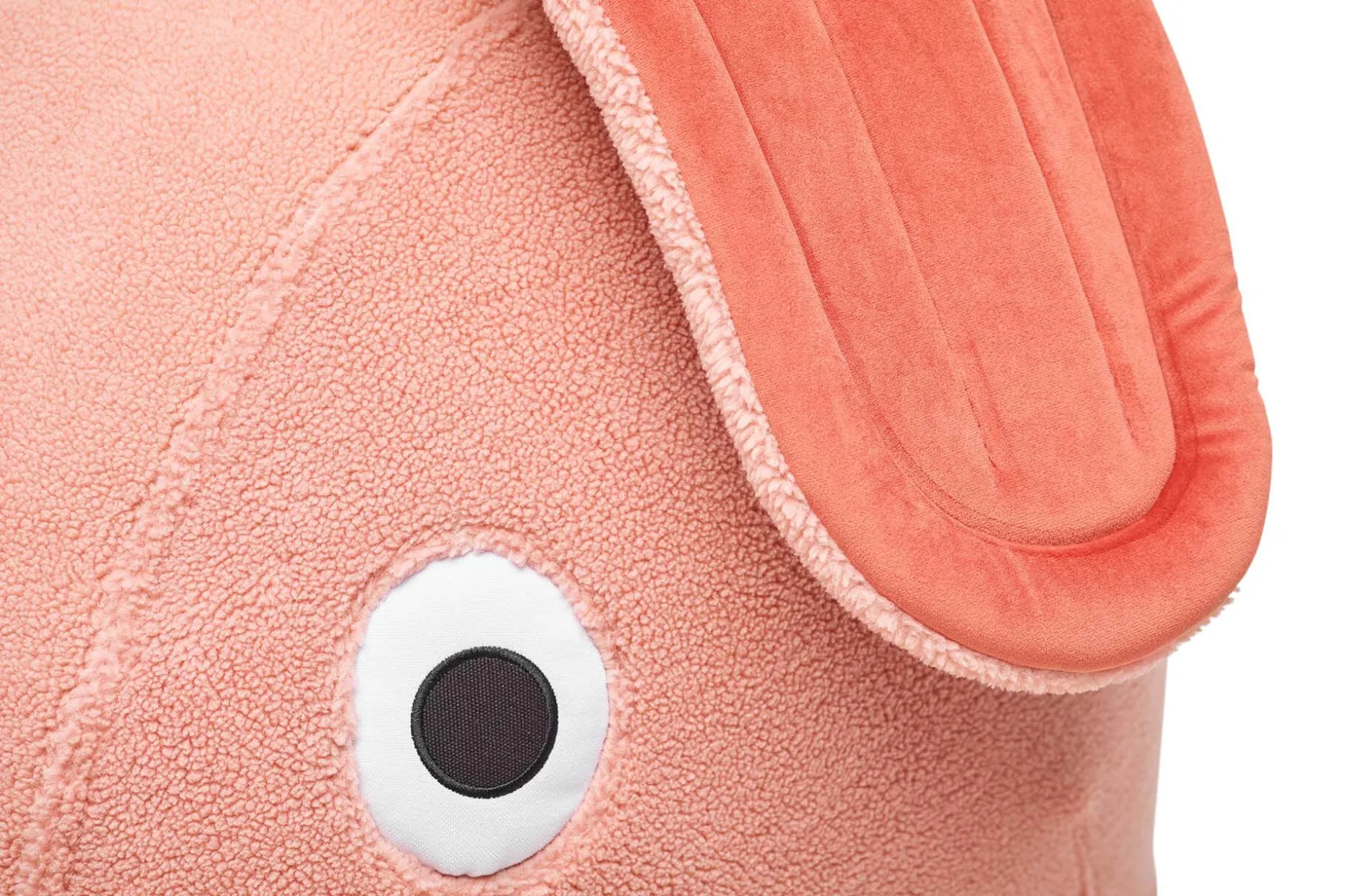 Co9 XS Teddy Knuffelkonijn, roze, 180x150x50 cm
