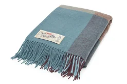 Colour Blend Blanket Wollen deken, blauw, 130x185 cm