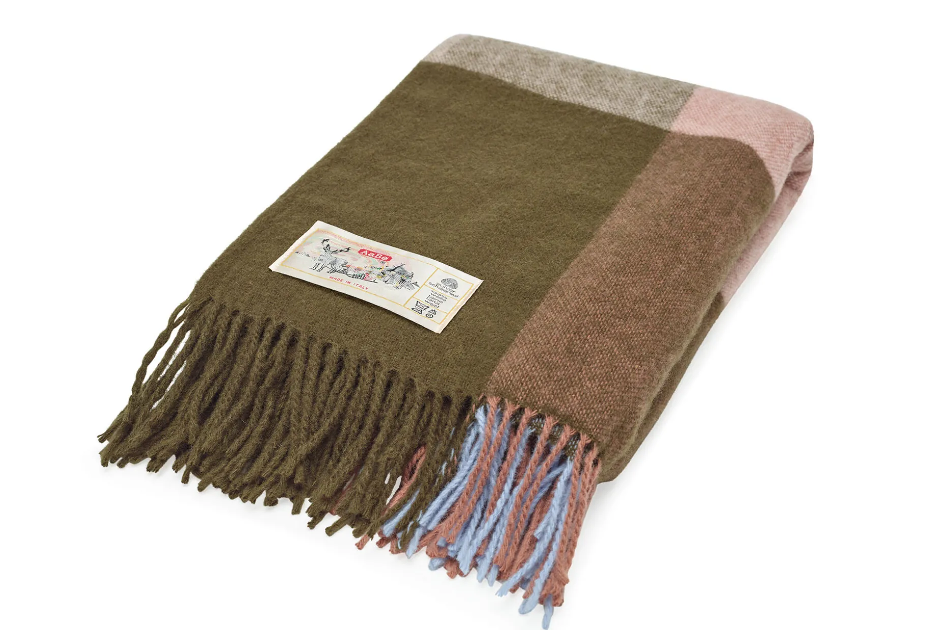 Colour Blend Blanket Wollen deken, oranje, 130x185 cm