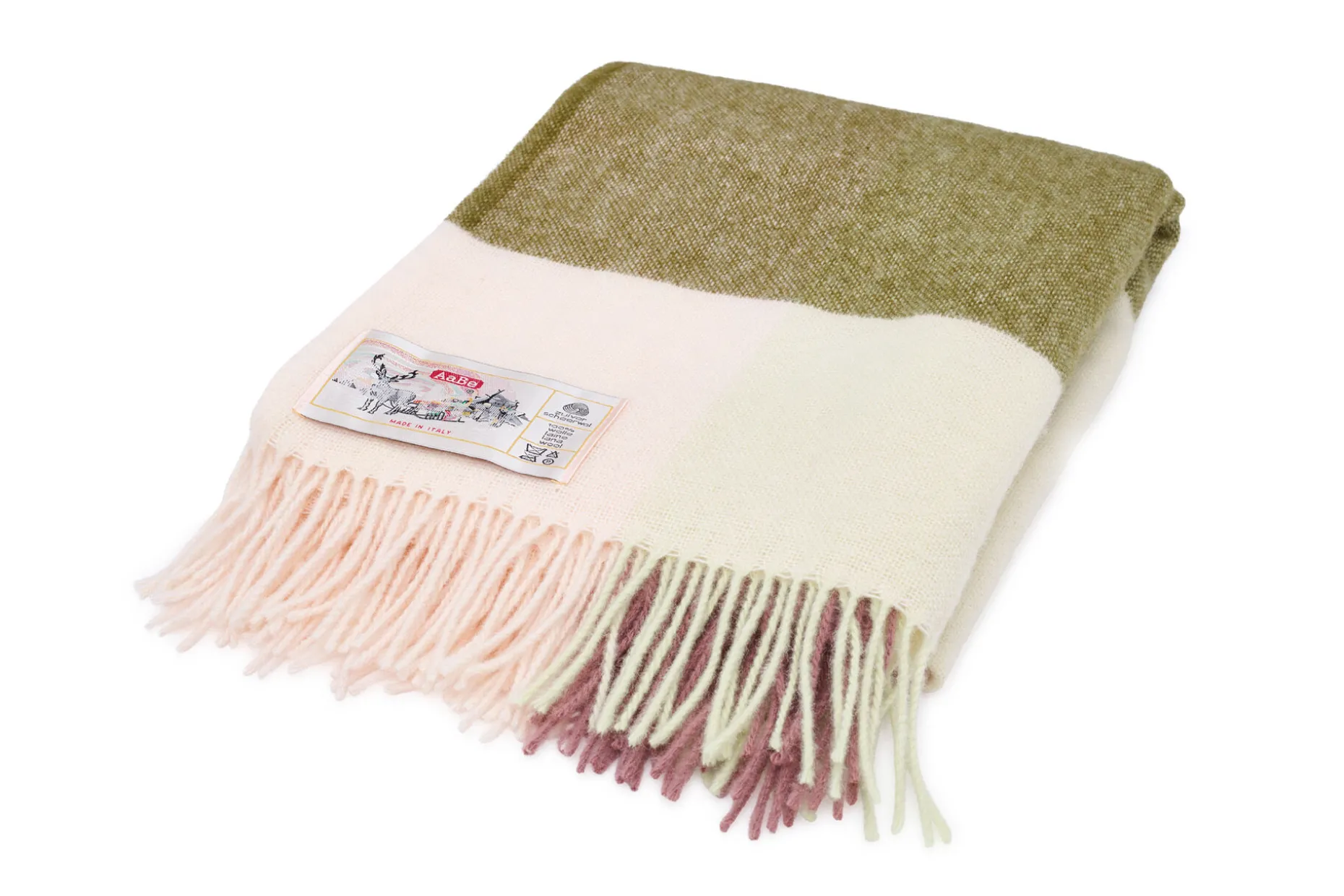 Colour Blend Blanket Wollen deken, oranje, 130x185 cm