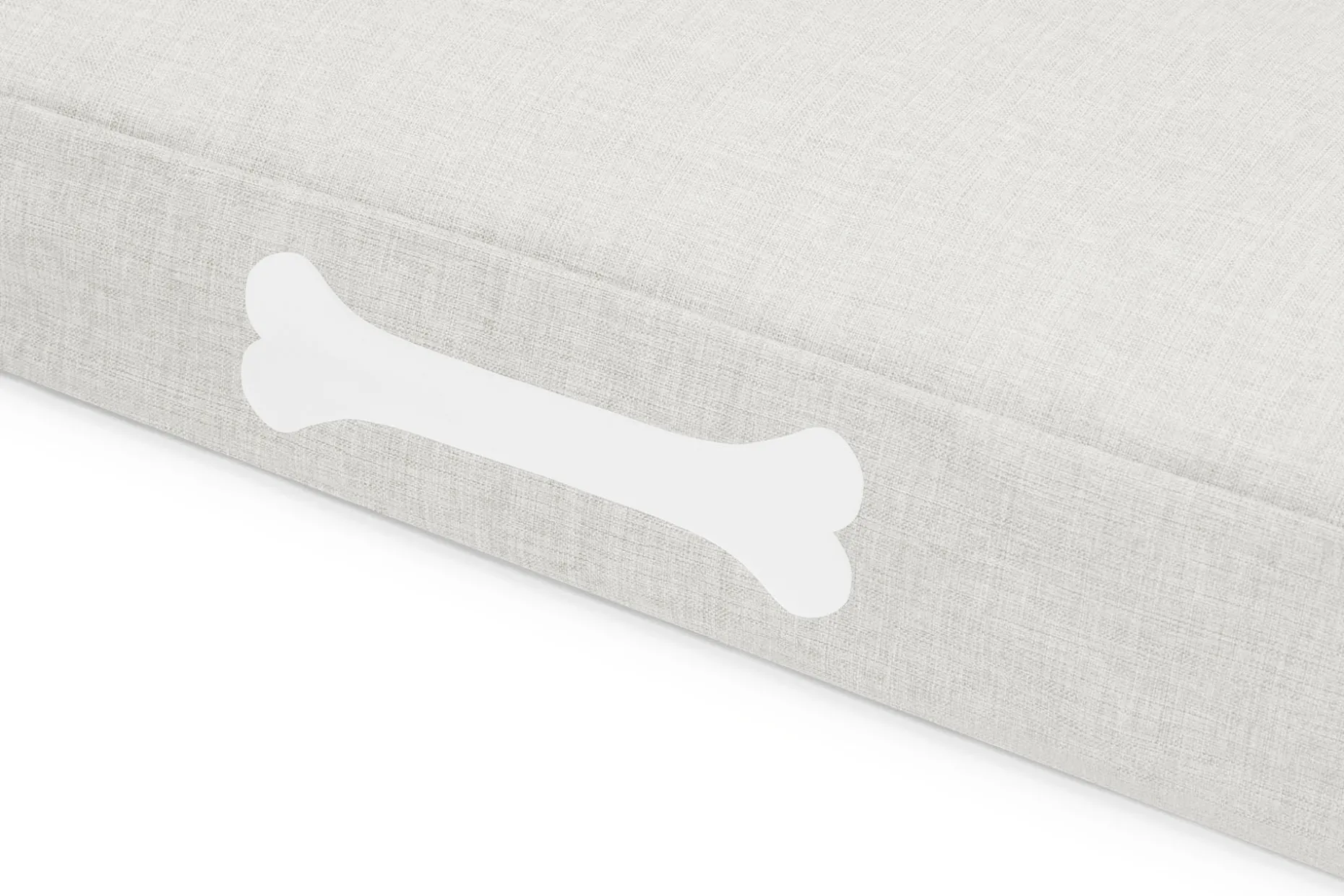 Doggielounge Olefin Large Hondenkussen groot, grijs, 120x75x14 cm
