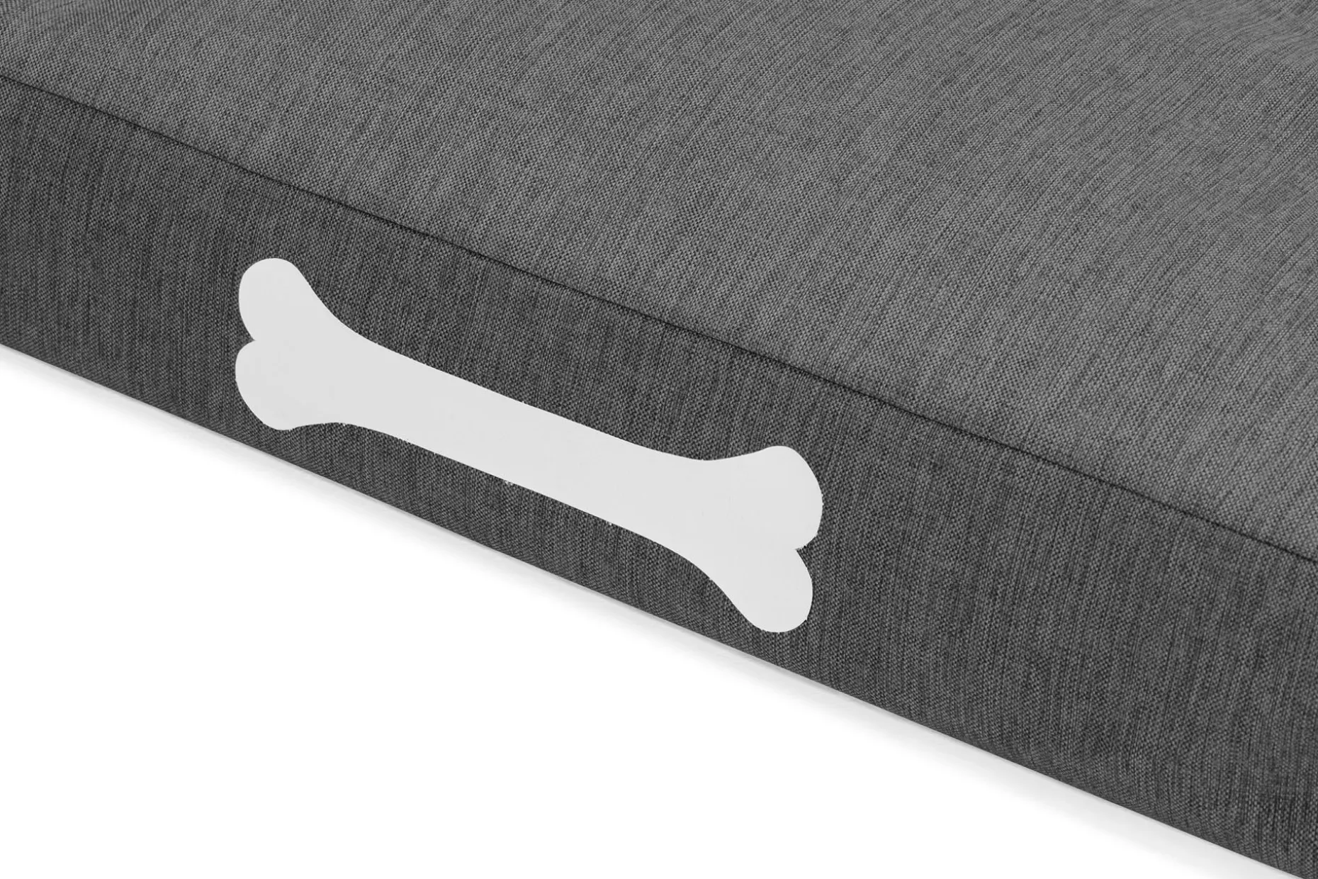 Doggielounge Olefin Large Hondenkussen groot, grijs, 120x75x14 cm