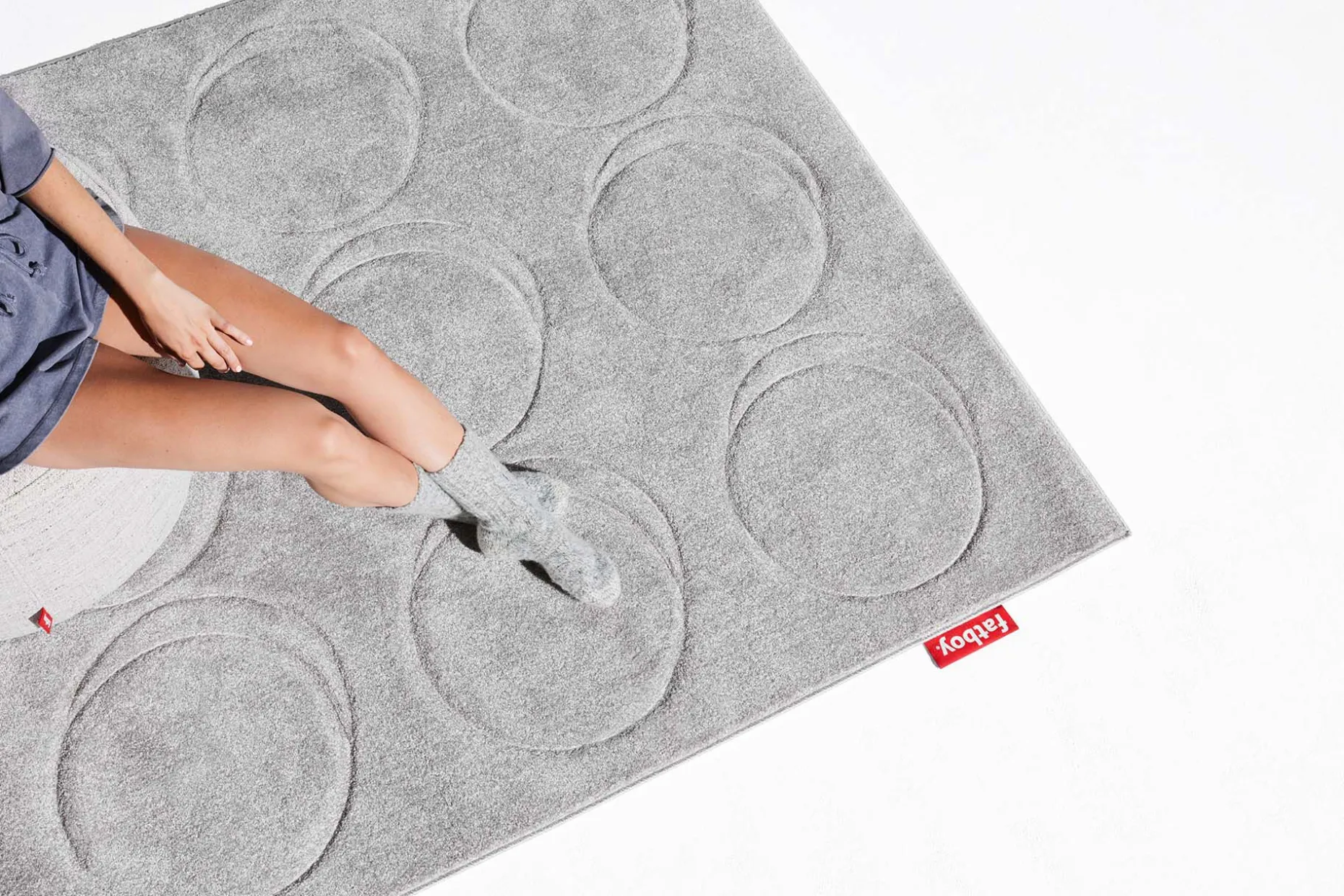 Dot Carpet Vloerkleed, grijs, 230x160 cm
