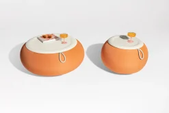 Dumpty Outdoor Outdoor salontafels, oranje, 78x78x21 cm