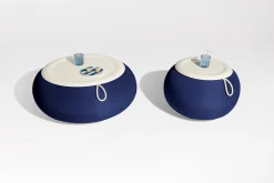 Dumpty Outdoor Outdoor salontafels, blauw, 78x78x21 cm