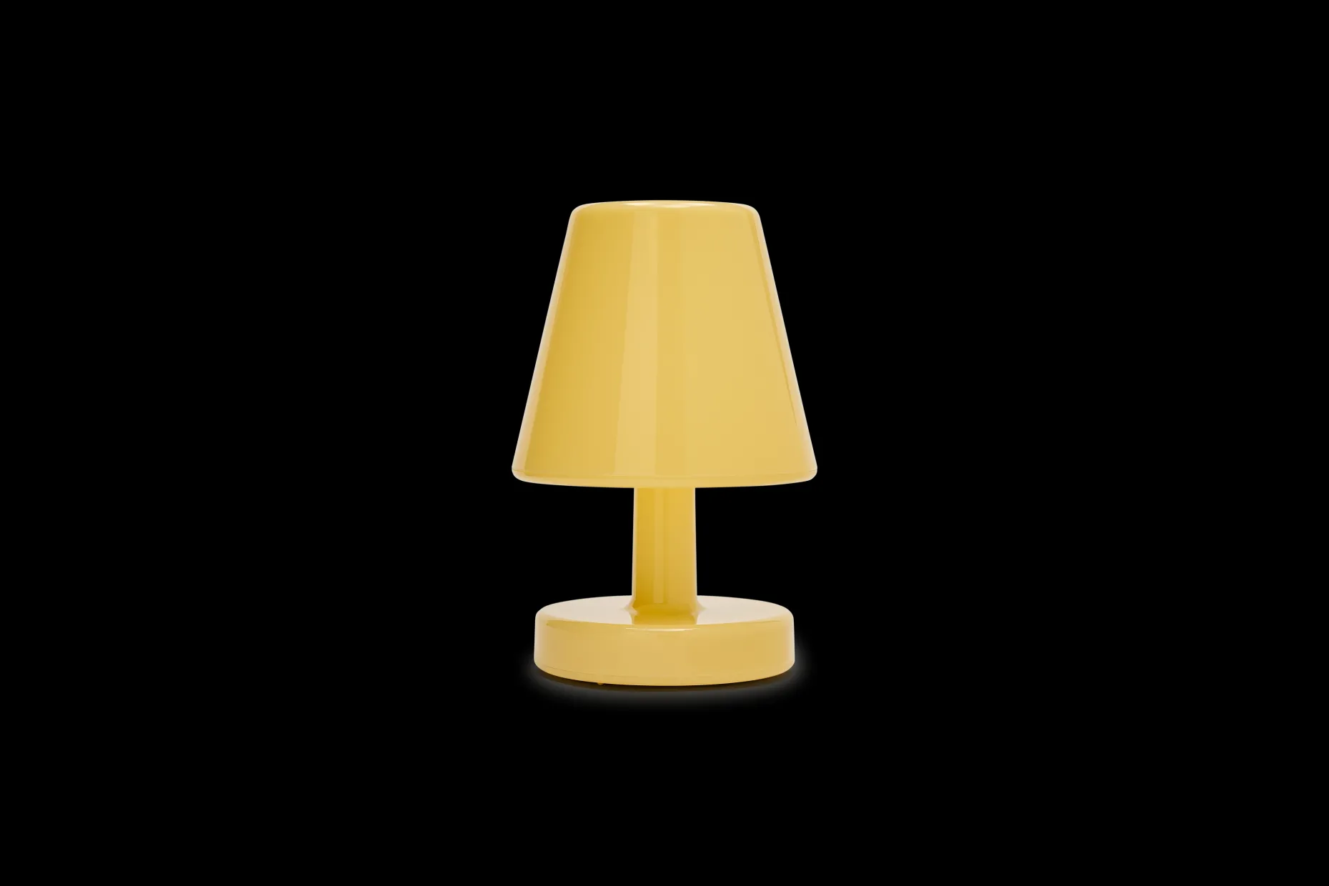 Edison The Ambiance Oplaadbare lamp, geel, 16.5x16.5x25.3 cm