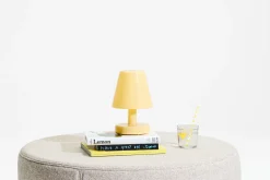 Edison The Ambiance Oplaadbare lamp, geel, 16.5x16.5x25.3 cm