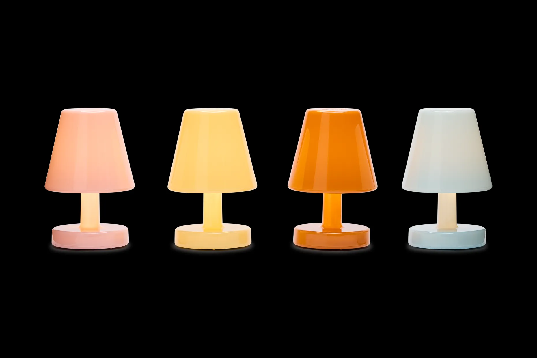 Edison The Ambiance Oplaadbare lamp, oranje, 16.5x16.5x25.3 cm