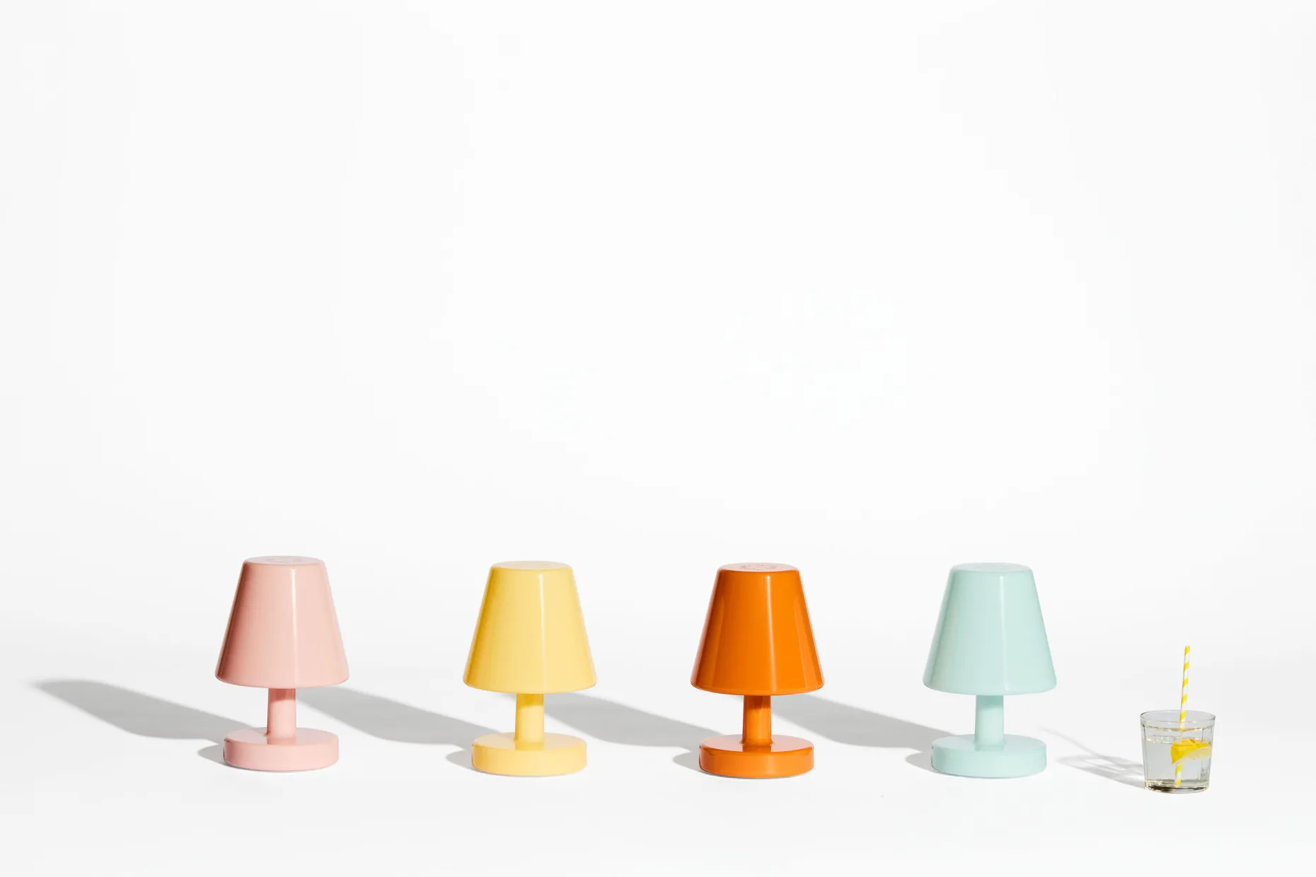 Edison The Ambiance Oplaadbare lamp, blauw, 16.5x16.5x25.3 cm