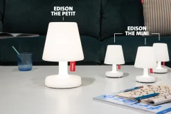 Edison the Mini Kleine oplaadbare tafellampen, 9.7x15 cm