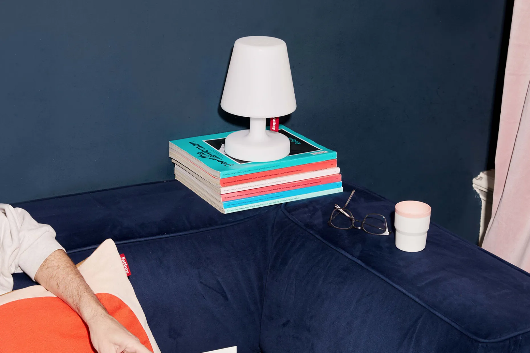 Edison the Petit Oplaadbare tafellamp, 16x16x25 cm