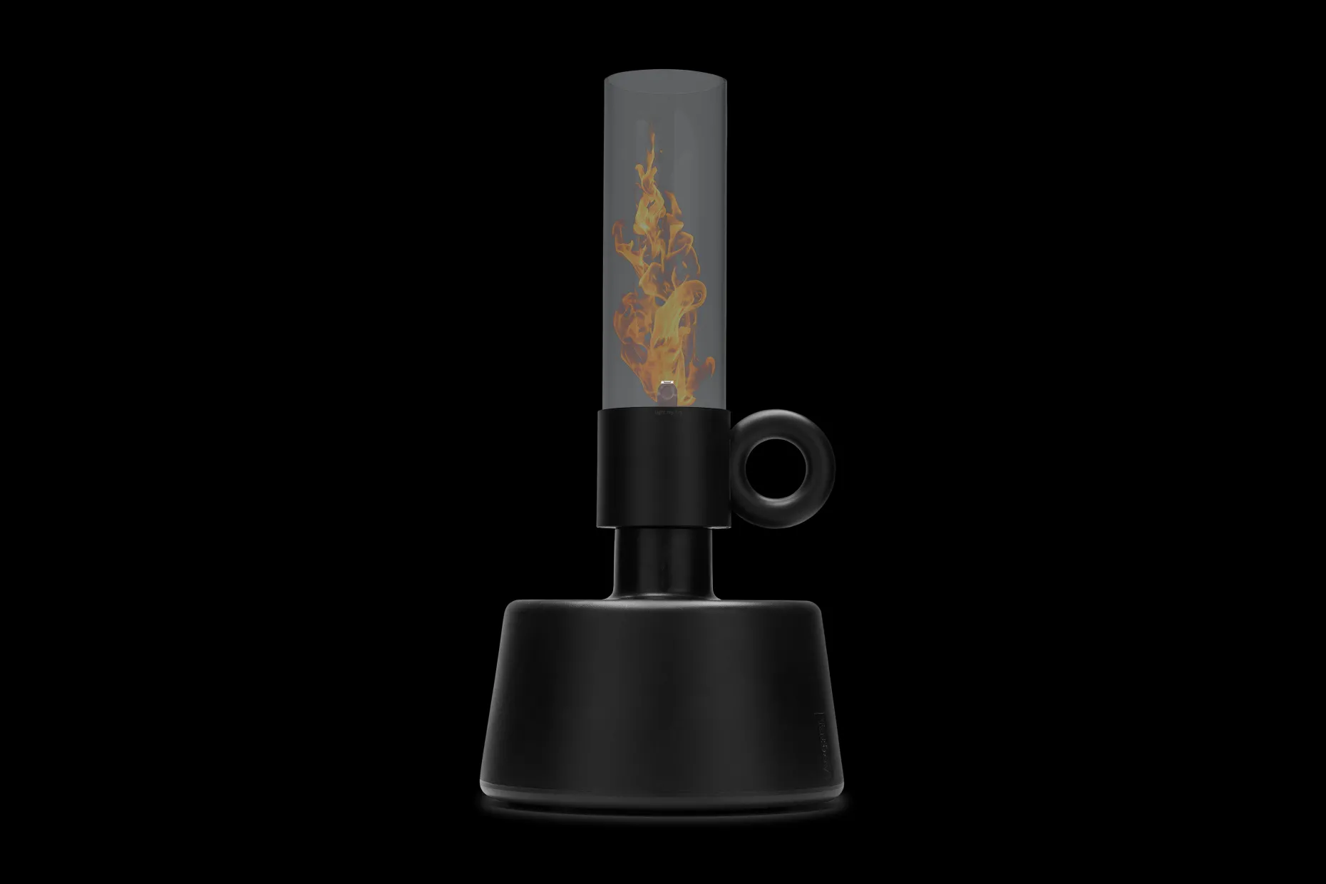 Flamtastique Olielamp voor buiten, zwart, 58.5x115.5 cm