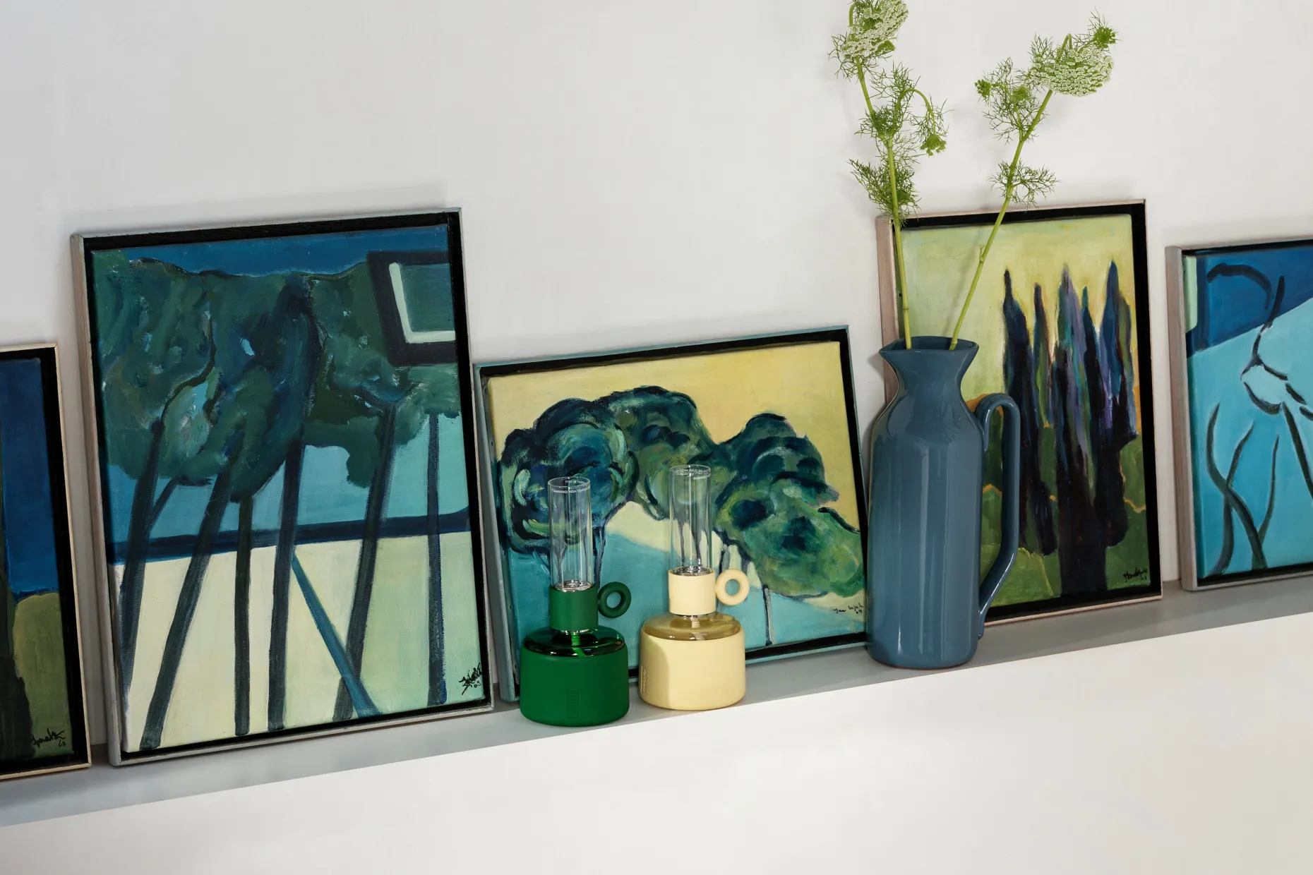 Flamtastique XS Olielamp, groen, 10.5x22.5 cm