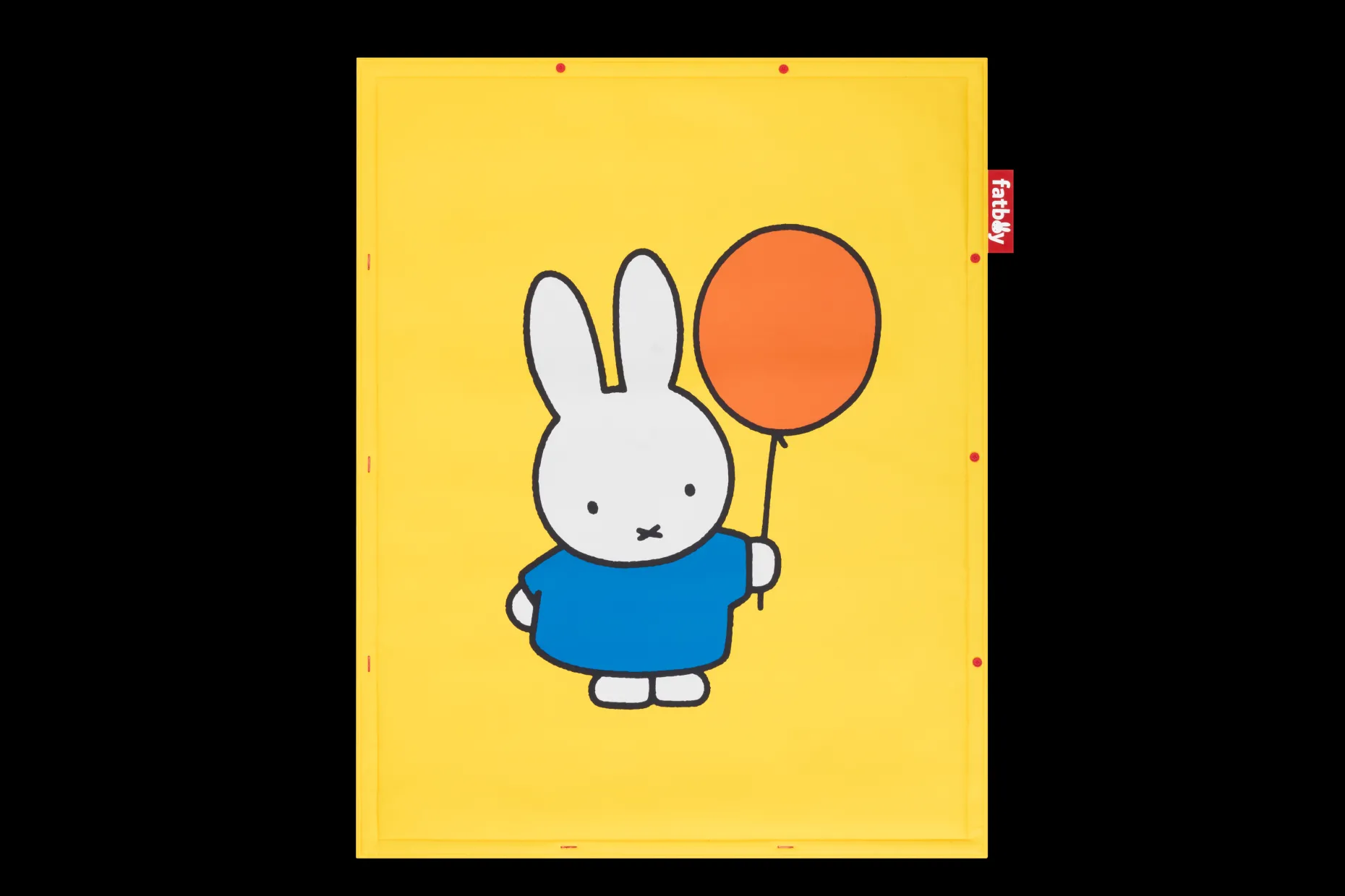 Flying Carpet x Miffy Nijntje speelkleed, geel, 180x140 cm