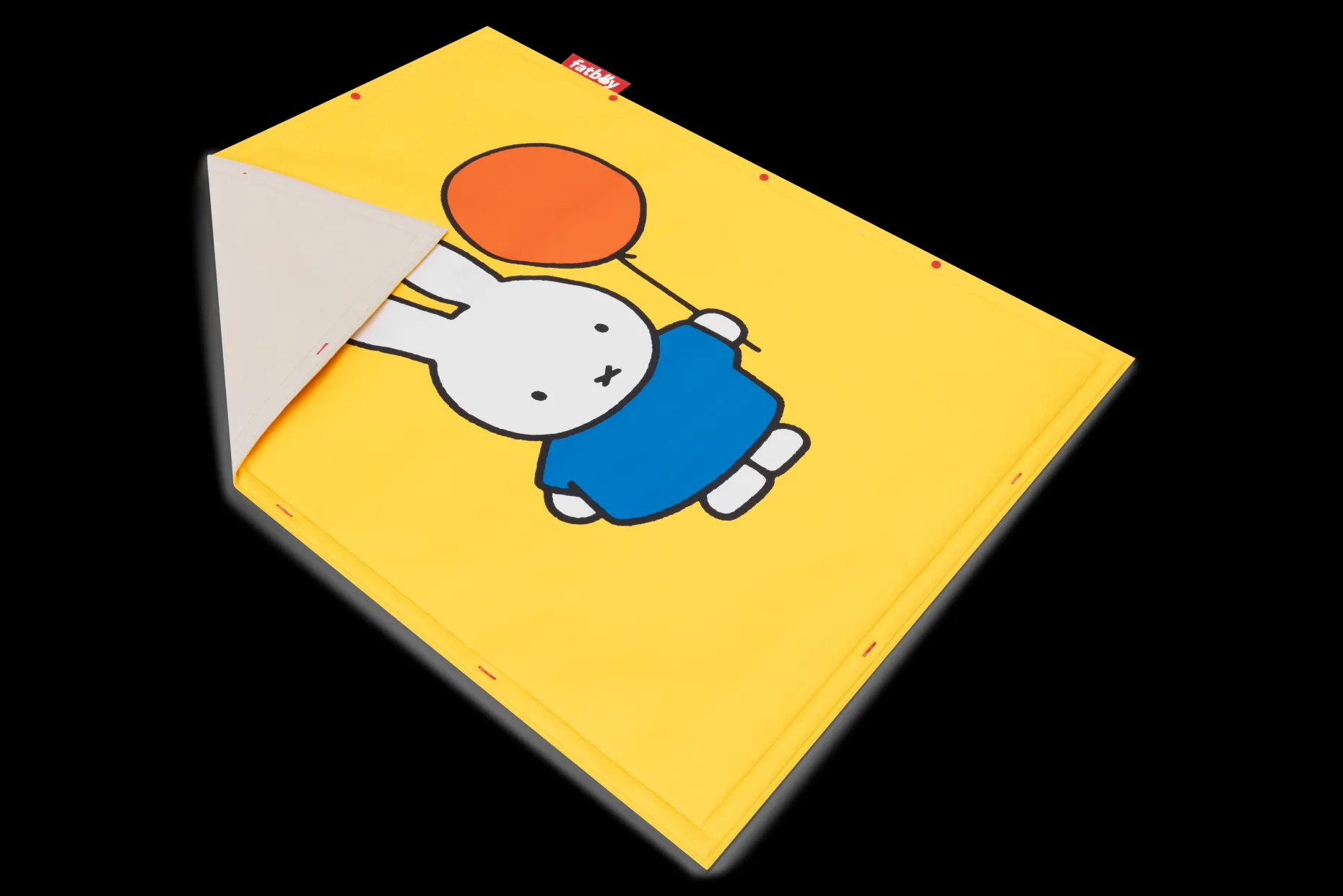 Flying Carpet x Miffy Nijntje speelkleed, geel, 180x140 cm