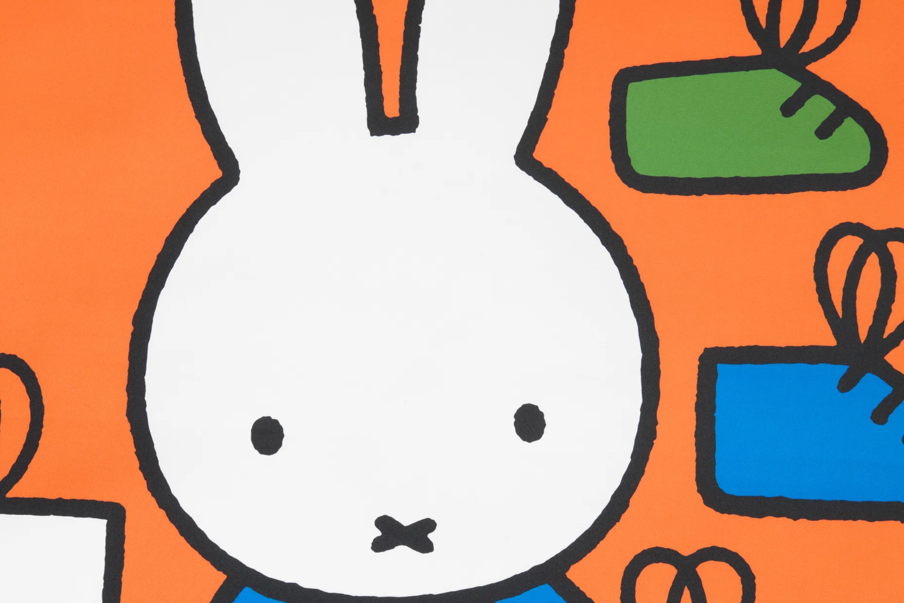 Flying Carpet x Miffy Nijntje speelkleed, oranje, 180x140 cm