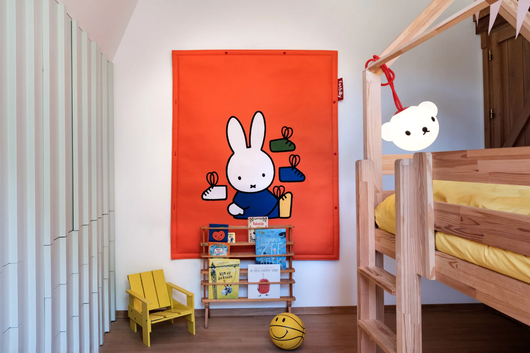 Flying Carpet x Miffy Nijntje speelkleed, oranje, 180x140 cm