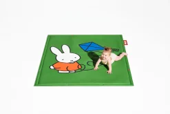 Flying Carpet x Miffy Nijntje speelkleed, groen, 180x140 cm
