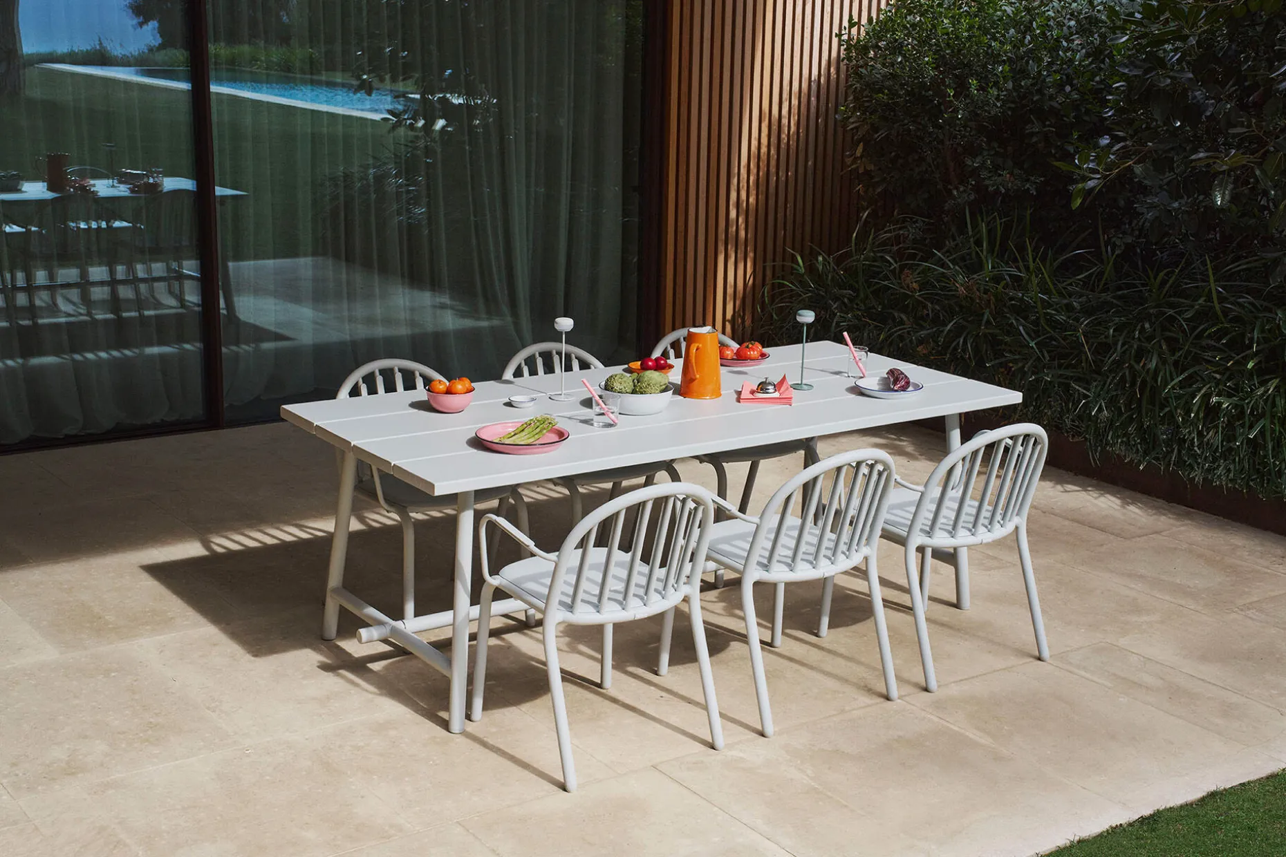 Fred's Armchair Tuinstoel met armleuning, 60x59.5x80.5 cm