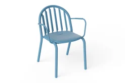 Fred's Armchair Tuinstoel met armleuning, blauw, 60x59.5x80.5 cm