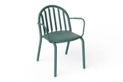 Fred's Armchair Tuinstoel met armleuning, groen, 60x59.5x80.5 cm