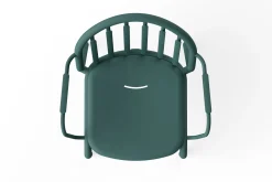 Fred's Armchair Tuinstoel met armleuning, groen, 60x59.5x80.5 cm