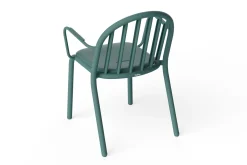 Fred's Armchair Tuinstoel met armleuning, groen, 60x59.5x80.5 cm