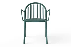 Fred's Armchair Tuinstoel met armleuning, groen, 60x59.5x80.5 cm